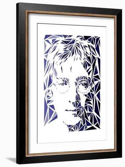 John Lennon-Cristian Mielu-Framed Art Print