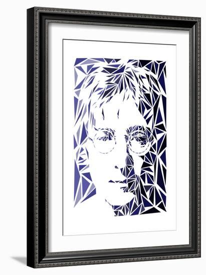 John Lennon-Cristian Mielu-Framed Art Print