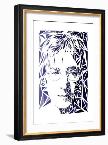 John Lennon-Cristian Mielu-Framed Art Print