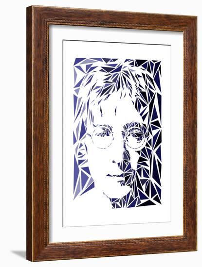 John Lennon-Cristian Mielu-Framed Premium Giclee Print
