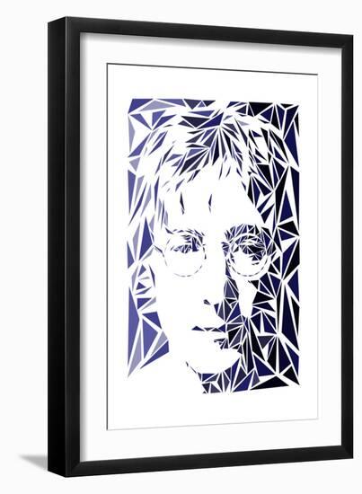 John Lennon-Cristian Mielu-Framed Premium Giclee Print