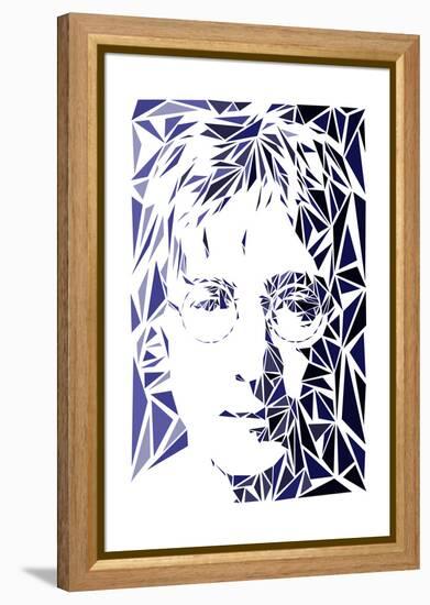 John Lennon-Cristian Mielu-Framed Stretched Canvas