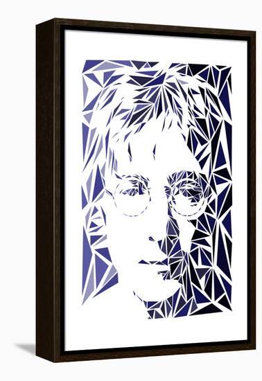 John Lennon-Cristian Mielu-Framed Stretched Canvas