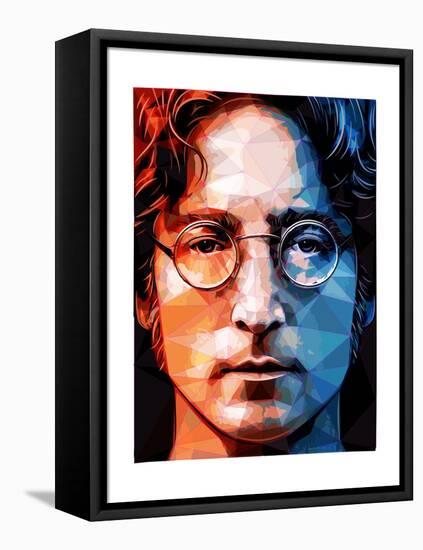 John Lennon-Enrico Varrasso-Framed Stretched Canvas