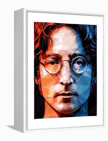 John Lennon-Enrico Varrasso-Framed Stretched Canvas