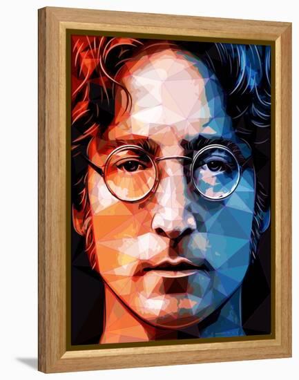 John Lennon-Enrico Varrasso-Framed Stretched Canvas