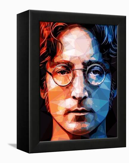 John Lennon-Enrico Varrasso-Framed Stretched Canvas