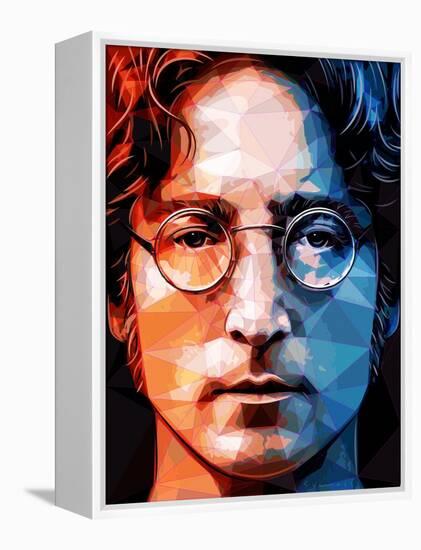 John Lennon-Enrico Varrasso-Framed Stretched Canvas