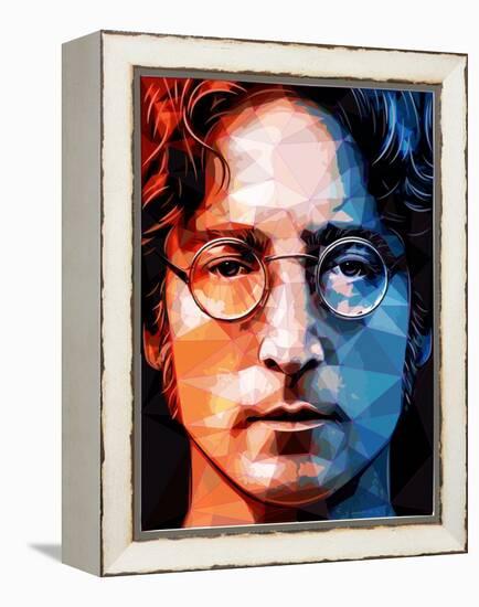 John Lennon-Enrico Varrasso-Framed Stretched Canvas