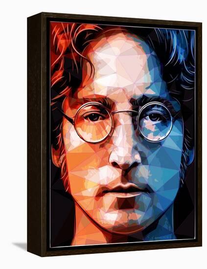 John Lennon-Enrico Varrasso-Framed Stretched Canvas