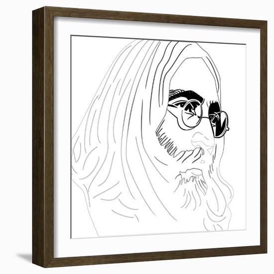 John Lennon-Logan Huxley-Framed Art Print