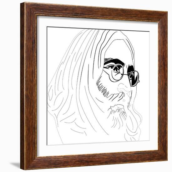 John Lennon-Logan Huxley-Framed Art Print