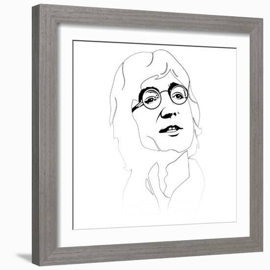 John Lennon-Logan Huxley-Framed Art Print