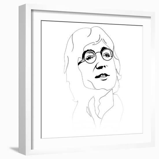 John Lennon-Logan Huxley-Framed Art Print