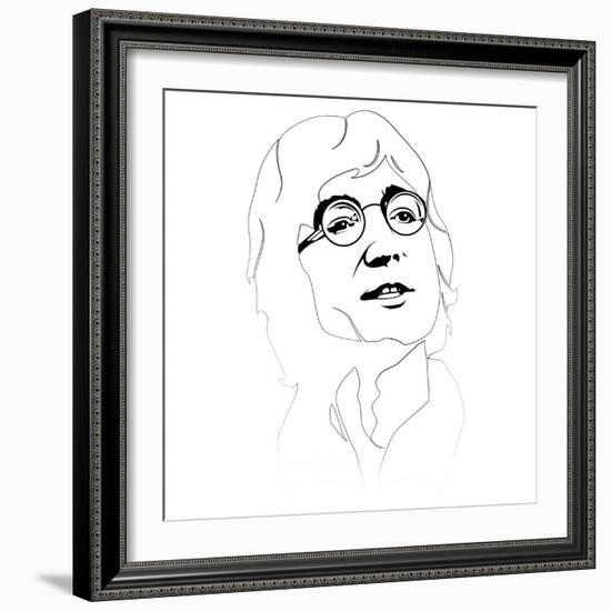 John Lennon-Logan Huxley-Framed Art Print