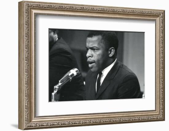 John Lewis at meeting of American Society of Newspaper Editors, Washington, DC-Marion S. Trikosko-Framed Photographic Print