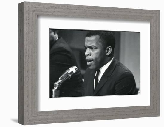 John Lewis at meeting of American Society of Newspaper Editors, Washington, DC-Marion S. Trikosko-Framed Photographic Print