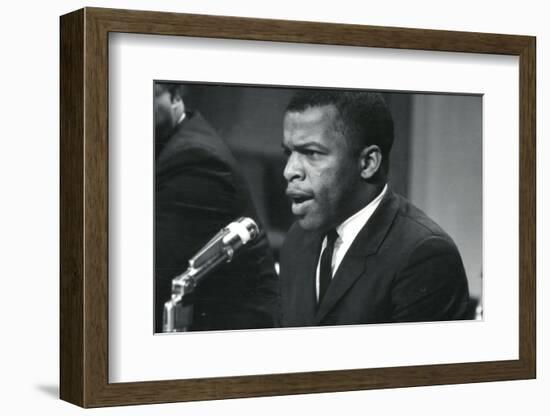 John Lewis at meeting of American Society of Newspaper Editors, Washington, DC-Marion S. Trikosko-Framed Photographic Print