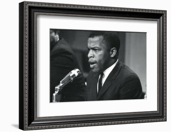 John Lewis at meeting of American Society of Newspaper Editors, Washington, DC-Marion S. Trikosko-Framed Photographic Print