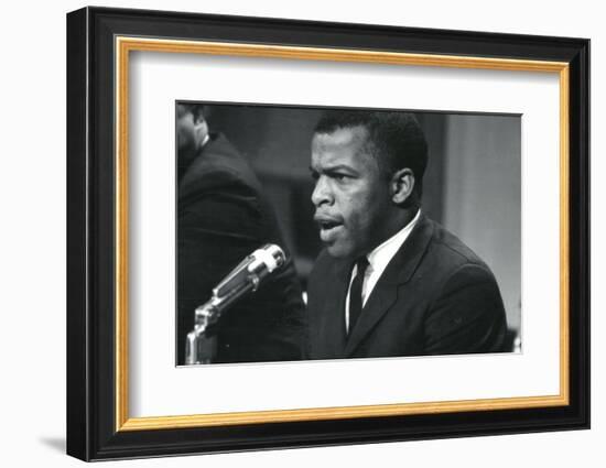 John Lewis at meeting of American Society of Newspaper Editors, Washington, DC-Marion S. Trikosko-Framed Photographic Print