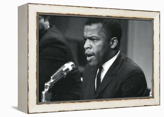 John Lewis at meeting of American Society of Newspaper Editors, Washington, DC-Marion S. Trikosko-Framed Premier Image Canvas