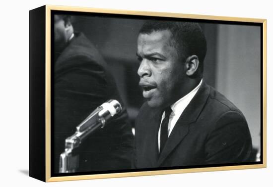 John Lewis at meeting of American Society of Newspaper Editors, Washington, DC-Marion S. Trikosko-Framed Premier Image Canvas