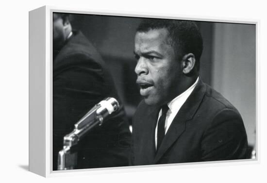 John Lewis at meeting of American Society of Newspaper Editors, Washington, DC-Marion S. Trikosko-Framed Premier Image Canvas