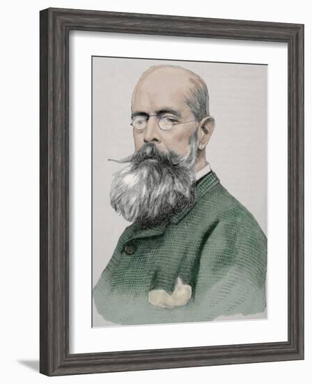 John Lewis Brown (1829-1892). Frech Painter. Engraving. Colored.-Tarker-Framed Photographic Print