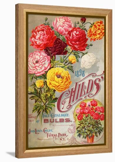John Lewis Child's 1898 Fall Catalogue: Bulbs-null-Framed Stretched Canvas