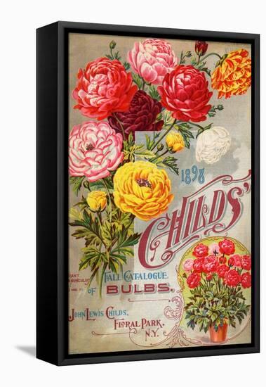 John Lewis Child's 1898 Fall Catalogue: Bulbs-null-Framed Stretched Canvas