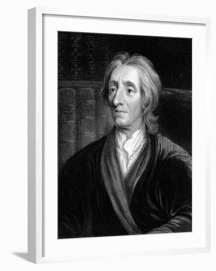 John Locke, English Philosopher, C1680-1704-Godfrey Kneller-Framed Giclee Print