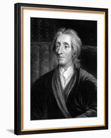 John Locke, English Philosopher, C1680-1704-Godfrey Kneller-Framed Giclee Print