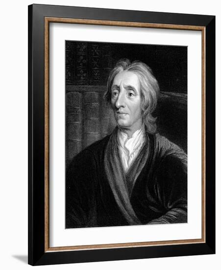 John Locke, English Philosopher, C1680-1704-Godfrey Kneller-Framed Giclee Print