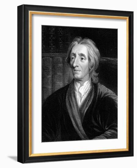 John Locke, English Philosopher, C1680-1704-Godfrey Kneller-Framed Giclee Print