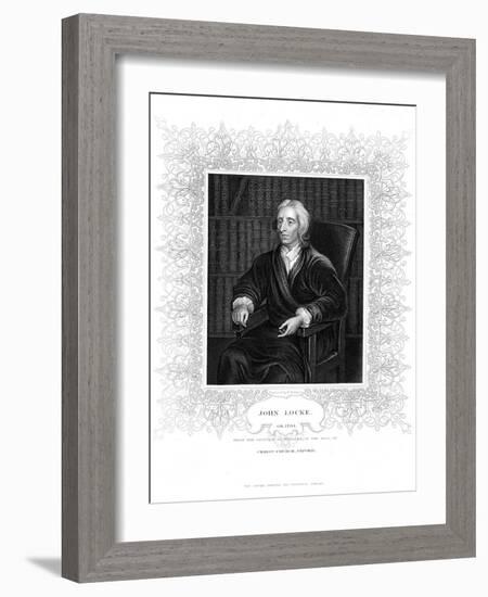 John Locke, English Philosopher, C1680-1704-Godfrey Kneller-Framed Giclee Print