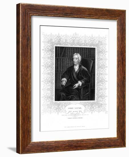 John Locke, English Philosopher, C1680-1704-Godfrey Kneller-Framed Giclee Print