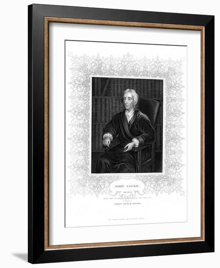 John Locke, English Philosopher, C1680-1704-Godfrey Kneller-Framed Giclee Print