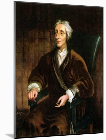 John Locke-Godfrey Kneller-Mounted Giclee Print