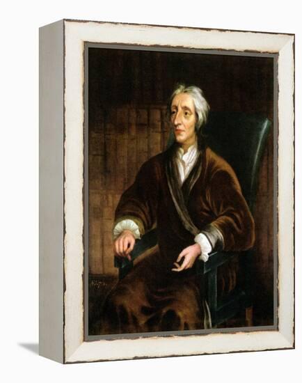 John Locke-Godfrey Kneller-Framed Premier Image Canvas