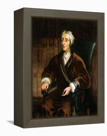 John Locke-Godfrey Kneller-Framed Premier Image Canvas