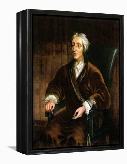 John Locke-Godfrey Kneller-Framed Premier Image Canvas
