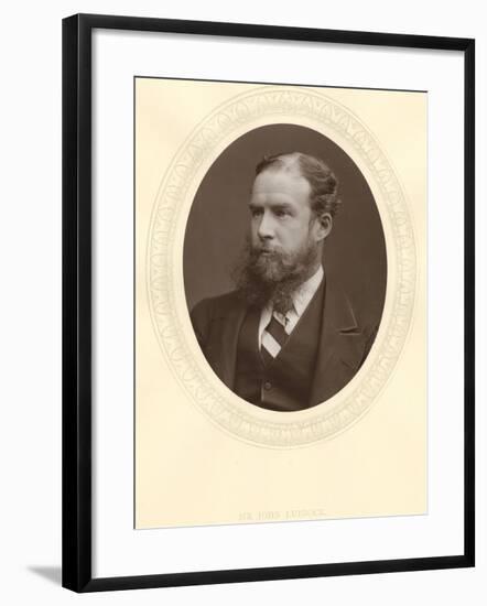 John Lubbock, First Baron Avebury, English Banker, Archaeologist, Naturalist and Politician, C1880-null-Framed Photographic Print