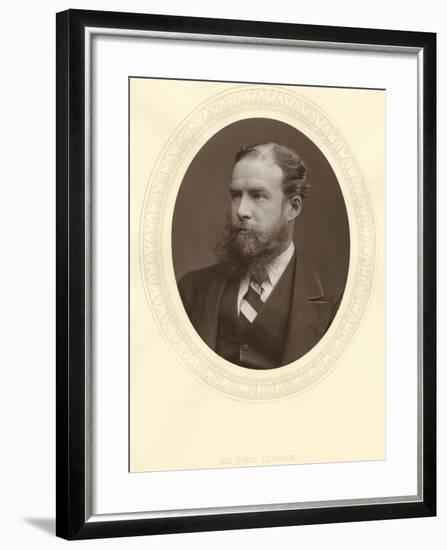 John Lubbock, First Baron Avebury, English Banker, Archaeologist, Naturalist and Politician, C1880-null-Framed Photographic Print