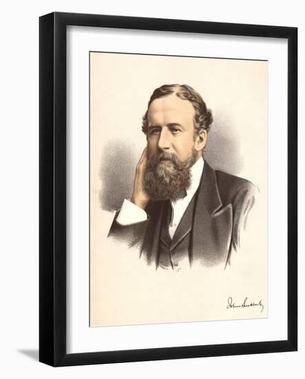 John Lubbock, First Baron Avebury, English Banker, Archaeologist, Naturalist and Politician, C1880-null-Framed Giclee Print