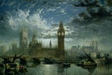 View of Westminster from Lambeth, 1859-John Macvicar Anderson-Framed Giclee Print