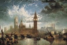 The Houses of Parliament-John Macvicar Anderson-Mounted Giclee Print