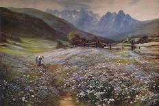 Girl in a Field of Poppies-John MacWhirter-Giclee Print