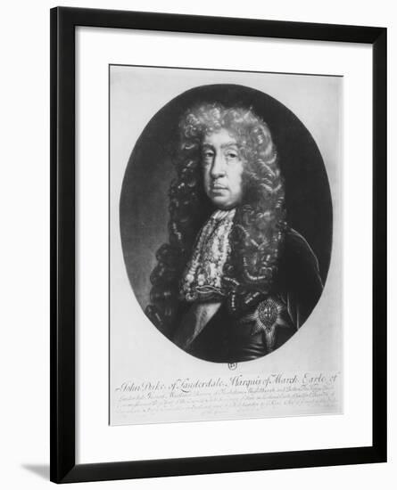 John Maitland, Duke of Lauderdale, Marquis of March-null-Framed Giclee Print