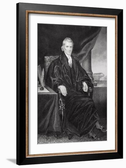 John Marshall (1755-1835)-Alonzo Chappel-Framed Giclee Print