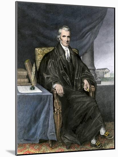 John Marshall, Chief Justice of the United States-null-Mounted Giclee Print